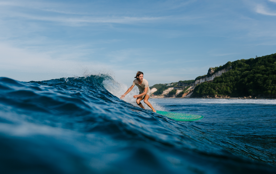 surfe na praia brava