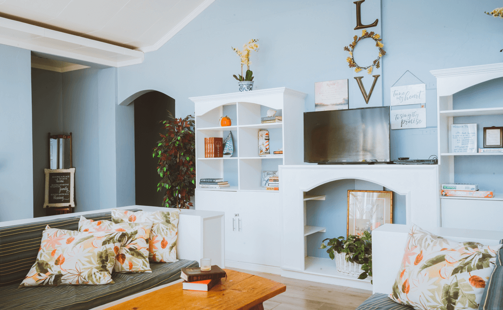 espaço confortável em casa
