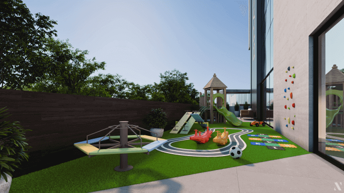 benefícios de ter uma área de lazer no condomínio playground parquinho